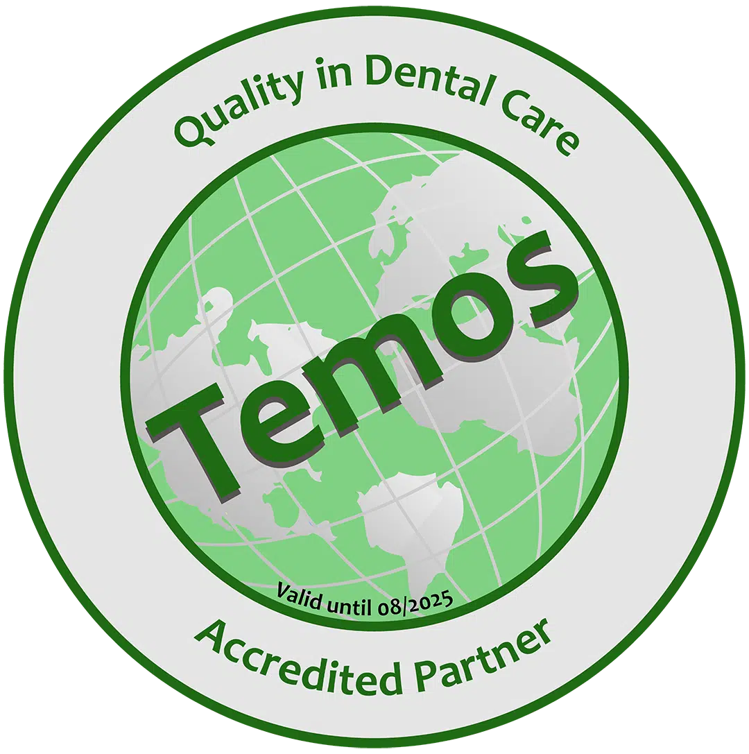TEMOS accreditation seal